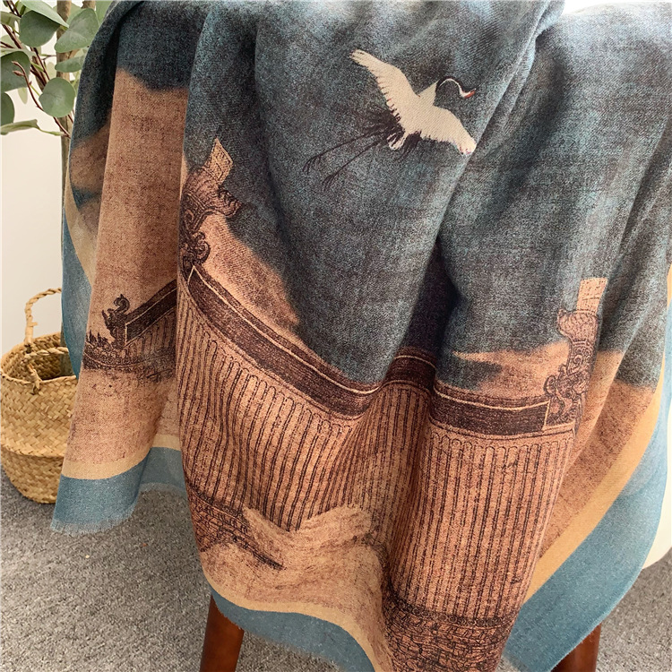 Winter Clothing Accessories - 순수 캐시미어 Tassels Shawls 스톨 여성