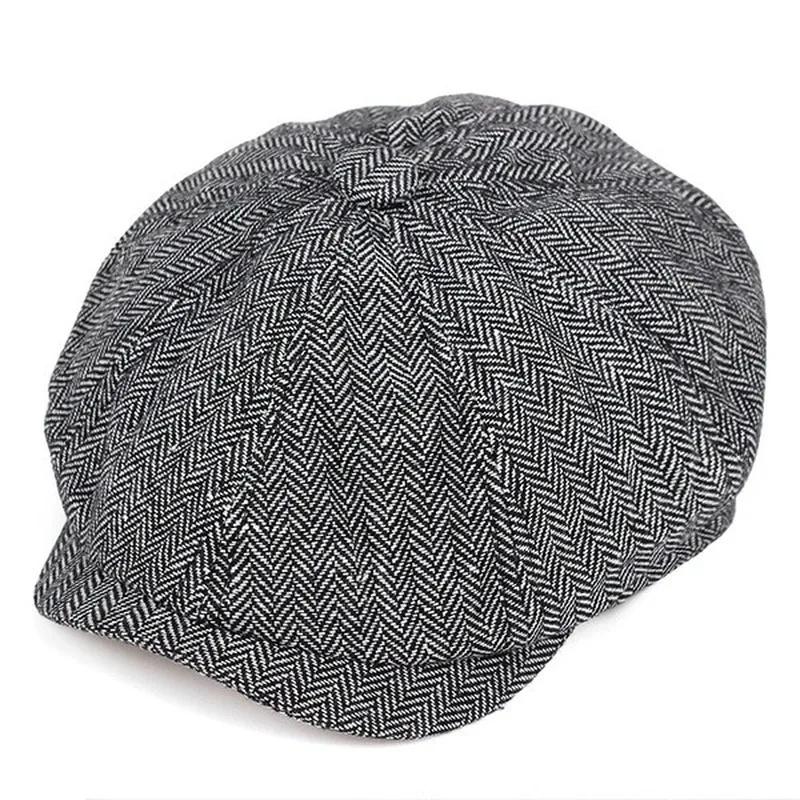 Winter Clothing Accessories - 새로운 남성용 플랫 탑 아이비 개츠비