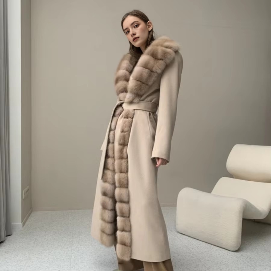 Wool Blend Coat - 겨울 신상 캐시미어 울 코트 천연