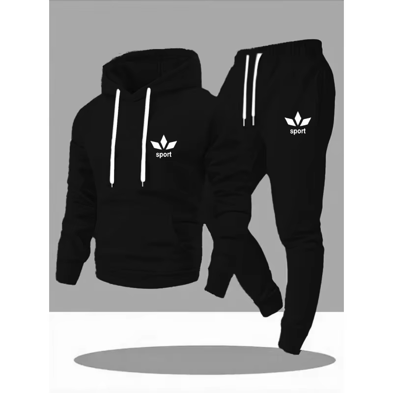 Winter Clothing - 2026 남성 캐주얼 스포츠 후드티 긴바지