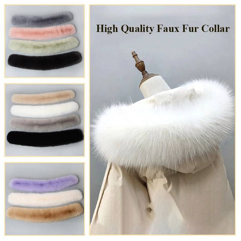 Winter Clothing Accessories - 겨울 모피 칼라 인조 모피 트림