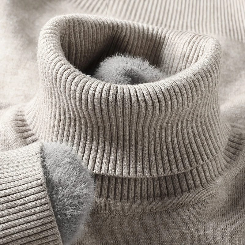 Quality Winter Clothing - Sweatwear Mens Anti-pilling 고품질 니트 터틀넥