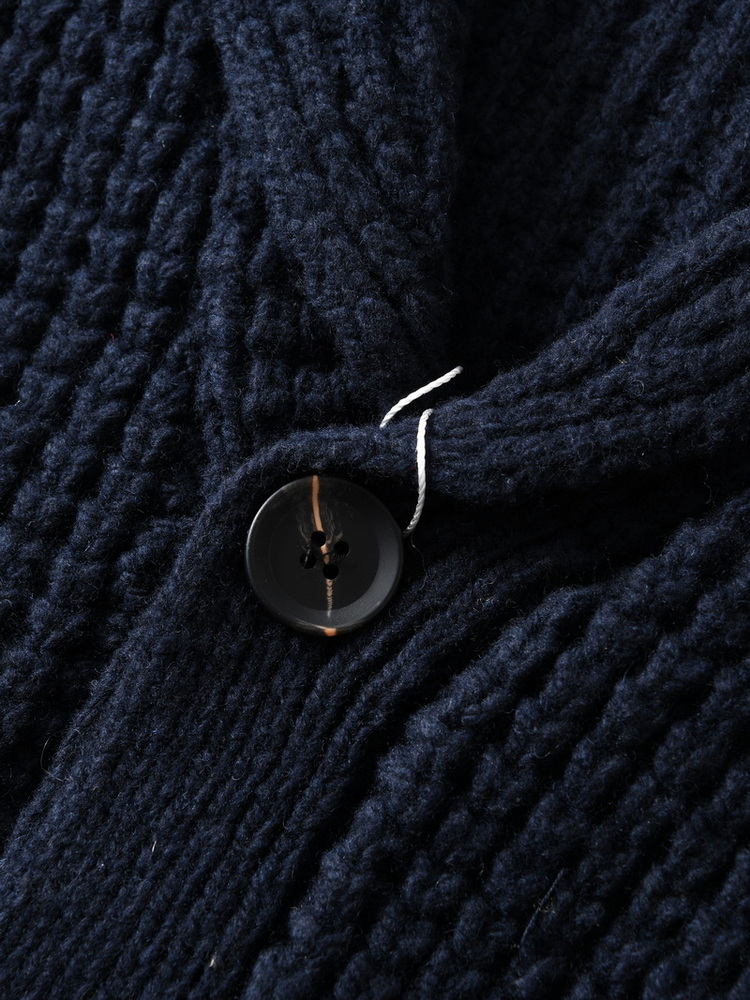 남성용 유럽 빈티지 100% 울 청키 니트 스웨터 -  - Wool Blend Coat 리뷰 및 가격