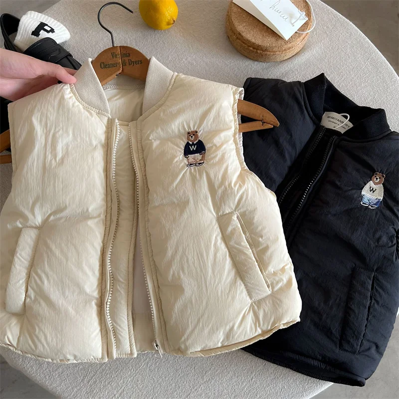남아 여아 아동복 자수 면 조끼 2024년 유행 예쁜  - Winter Clothing Looks 리뷰 및 가격