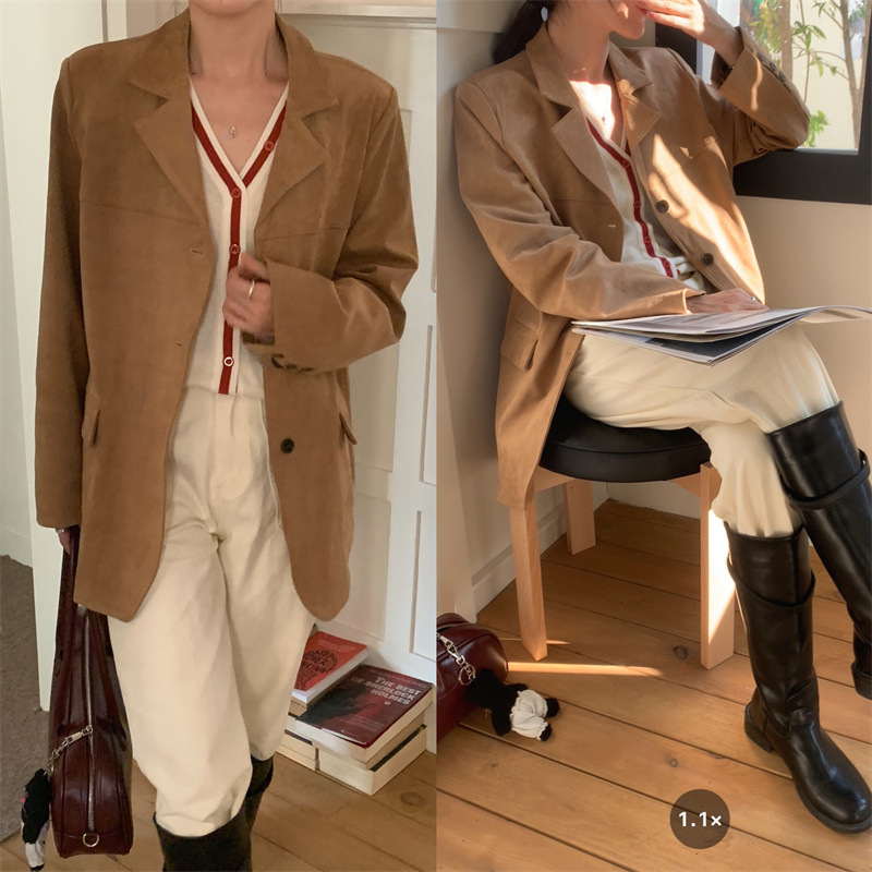 트렌치코트 숏 가을 신상 여성 의류 텍스처 커버업 이중 - Winter Clothing Looks 리뷰 및 가격