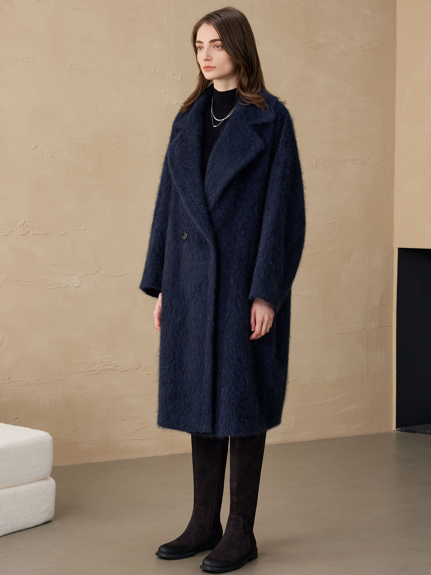 Allingentle 여성용 블레이저 울 패션 롱 재킷 - Wool Blend Coat 리뷰 및 가격