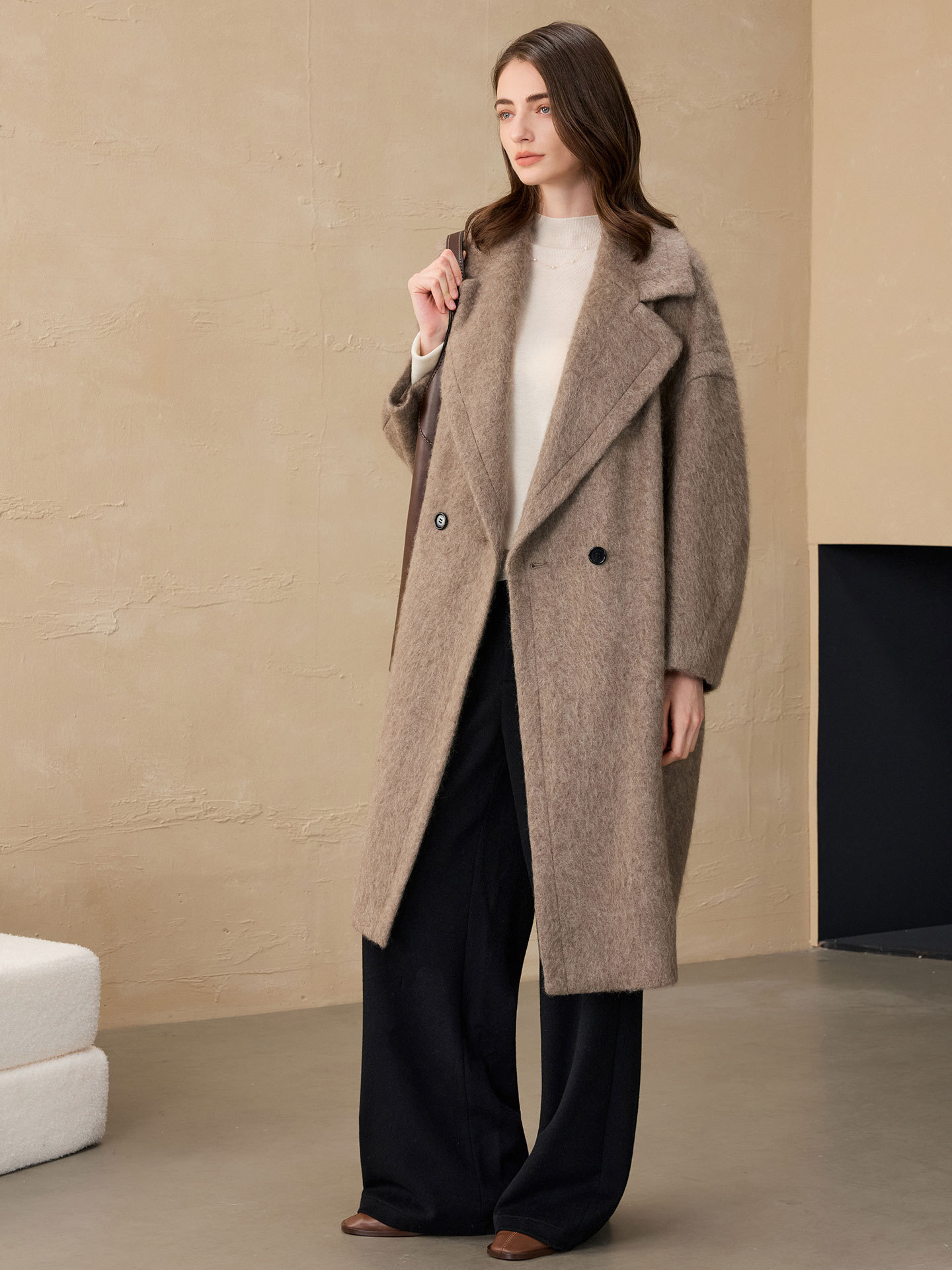 Allingentle 여성용 블레이저 울 패션 롱 재킷 - Wool Blend Coat 리뷰 및 가격