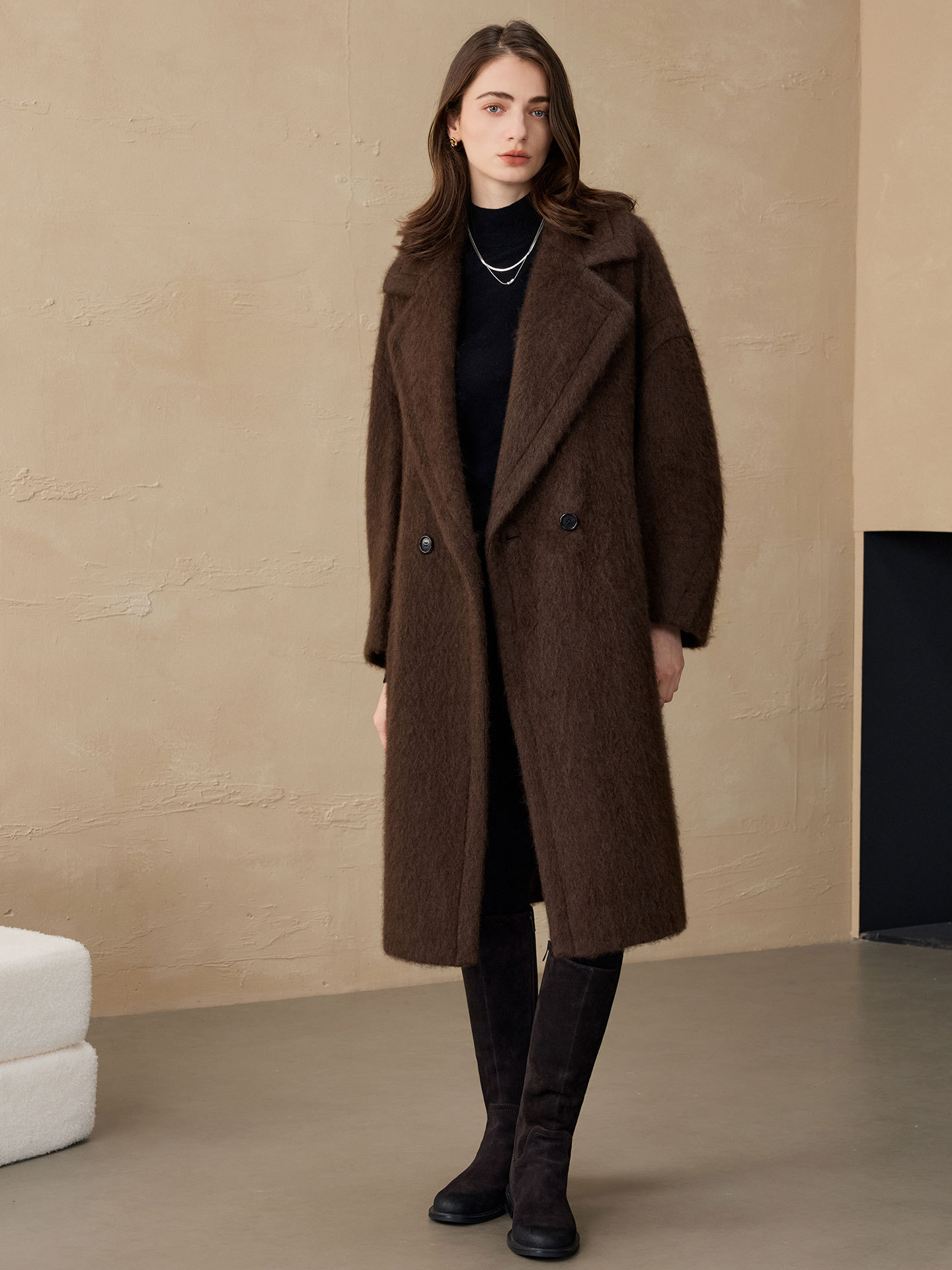 Allingentle 여성용 블레이저 울 패션 롱 재킷 - Wool Blend Coat 리뷰 및 가격