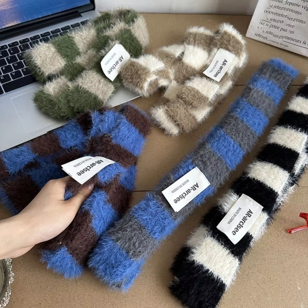 의류 액세서리 Y2 스트라이프 스카프 니트 울 소프트  - Winter Clothing Accessories 리뷰 및 가격