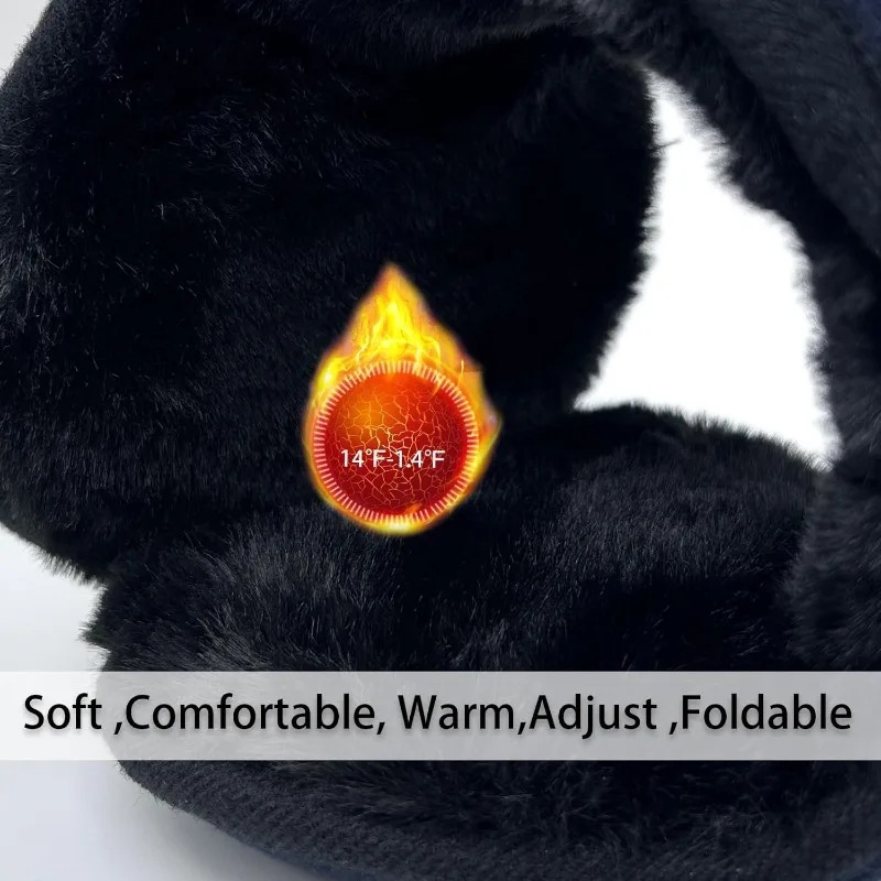 겨울철 남녀공용 대형 접이식 폴라플리스 귀마개 – 야외 - Ear Muff Foldable 리뷰 및 가격