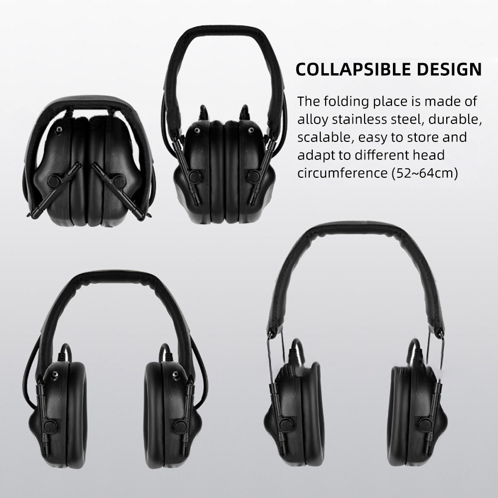 BOOIU 전술 전자 슈팅 헤드셋 3.5mm 인터페이스 - Ear Muff Foldable 리뷰 및 가격