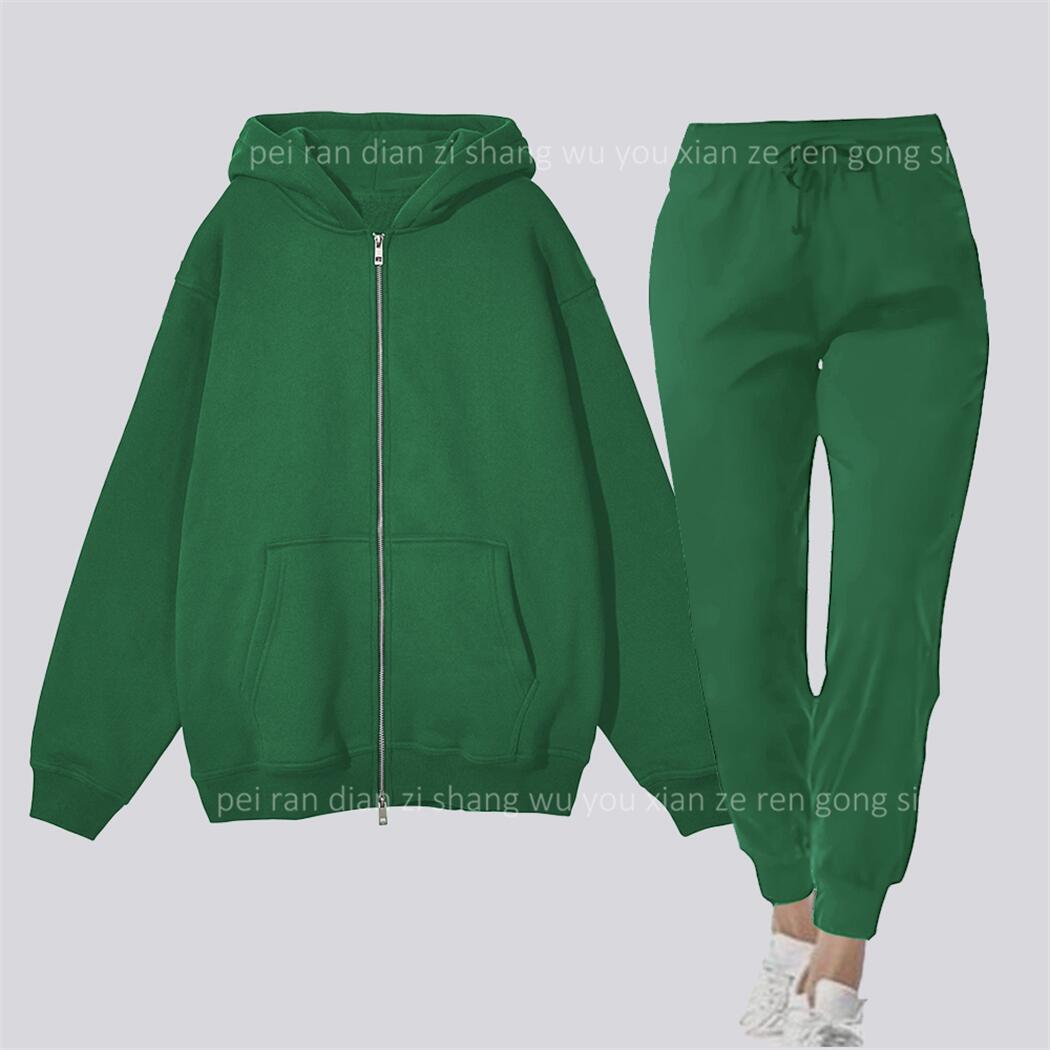빈 지퍼 카디건 여성용 후드와 스웻팬츠 투피스 의상,  - Quality Winter Clothing 리뷰 및 가격