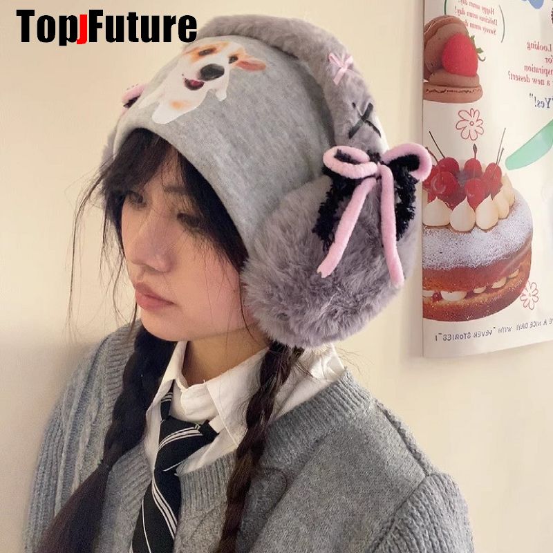하라주쿠 Y2k 귀여운 달콤한 로리타 활 모피 귀 따뜻 - Ear Muff Foldable 리뷰 및 가격