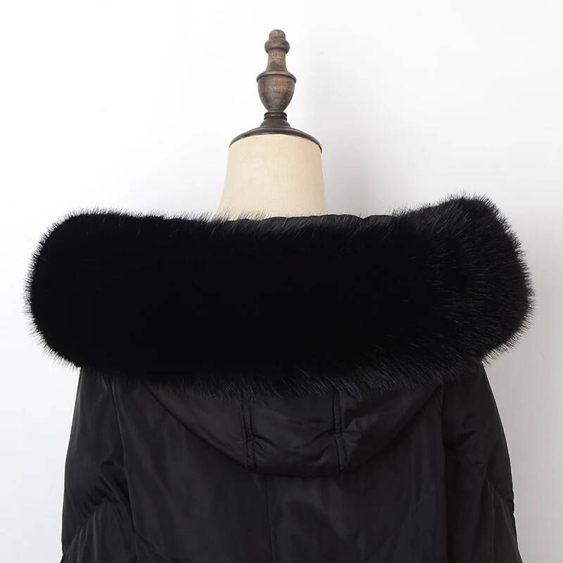 겨울 모피 칼라 인조 모피 트림 후드 모피, 후드 칼라 - Winter Clothing Accessories 리뷰 및 가격