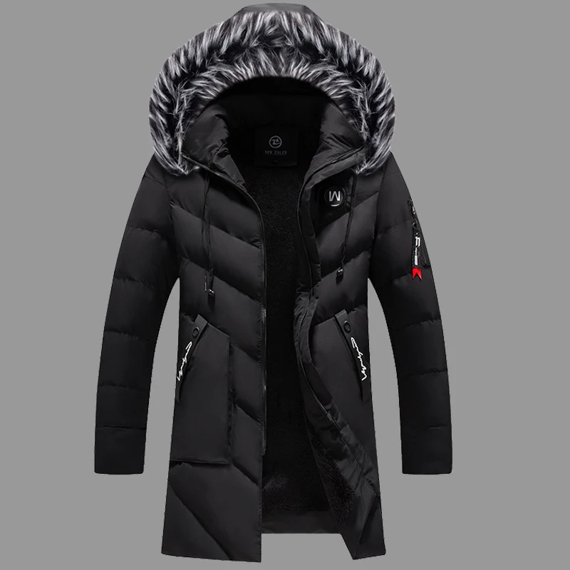남성용 솔리드 코튼 아우터 코트 남성용 두꺼운 플리스  - Winter Clothing Brands 리뷰 및 가격