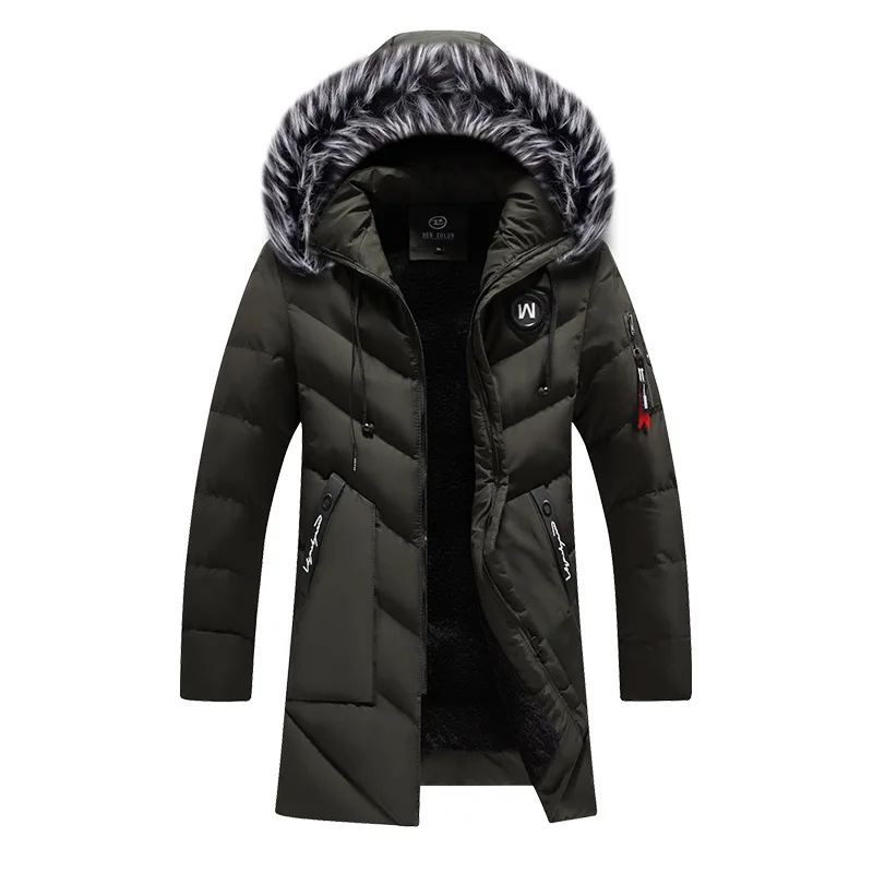 남성용 솔리드 코튼 아우터 코트 남성용 두꺼운 플리스  - Winter Clothing Brands 리뷰 및 가격