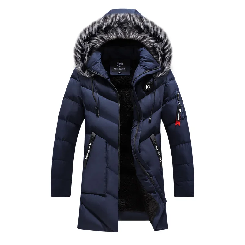 남성용 솔리드 코튼 아우터 코트 남성용 두꺼운 플리스  - Winter Clothing Brands 리뷰 및 가격