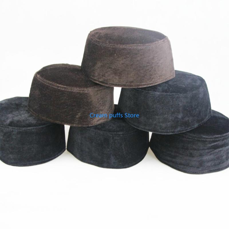 50le 남자 무슬림기도 모자 스웨이드 복합 모자 두개 - Winter Clothing Pakistan Men 리뷰 및 가격
