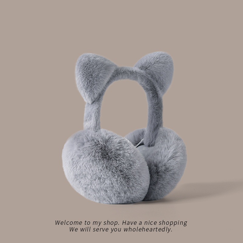 고양이 귀 접이식 귀마개 플러시 따뜻한 귀 덮개 휴대용 - Ear Muff Foldable 리뷰 및 가격