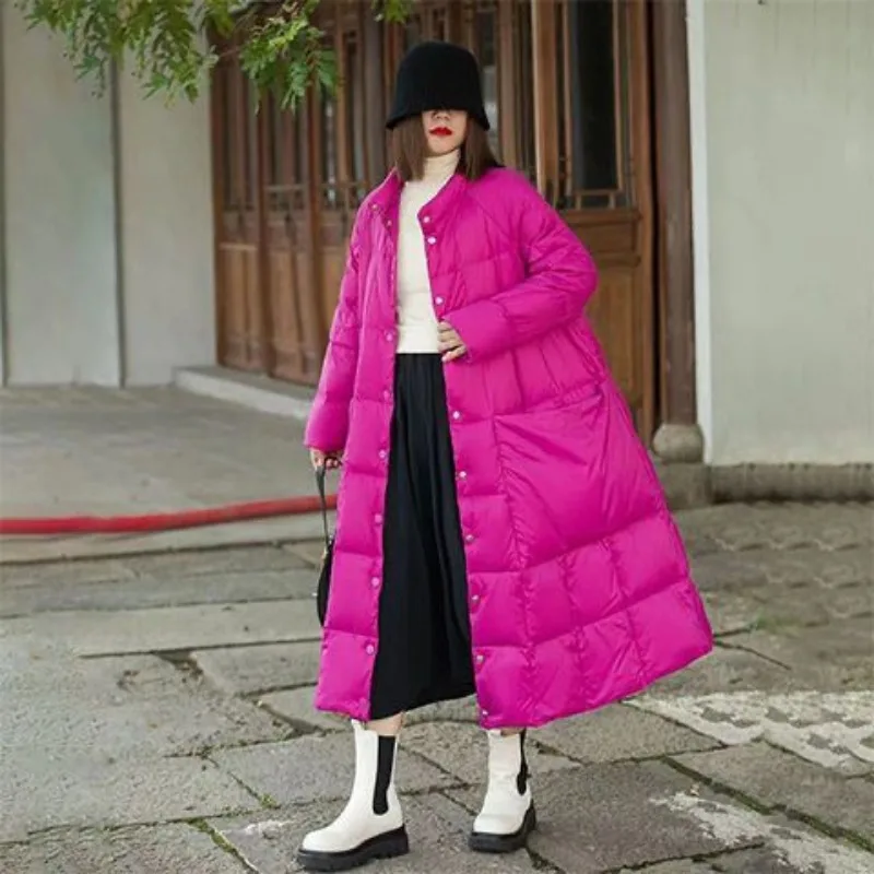 여성용 오버사이즈 롱 다운 재킷, 큰 포켓, 겨울 코트 - Winter Clothing Brands 리뷰 및 가격