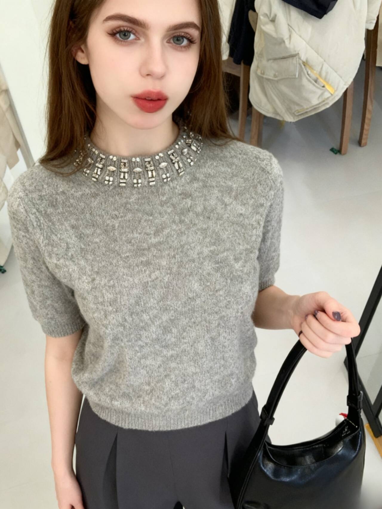 스웨터 점퍼 풀오버 여성 니트 슈트 가을 의류 여성 비 - Winter Clothing Looks 리뷰 및 가격