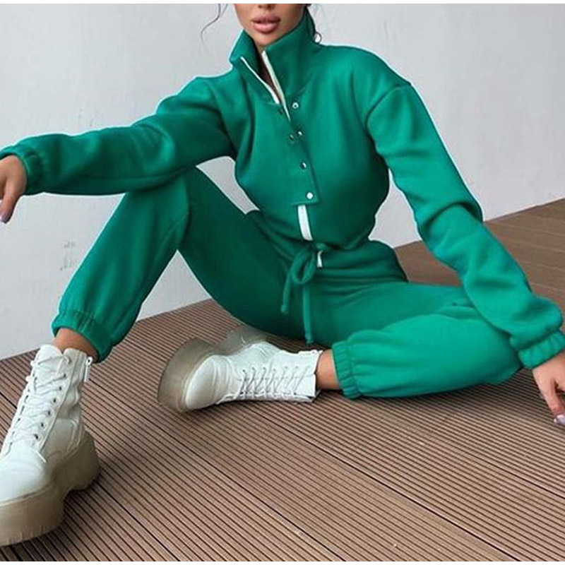 여성용 캐주얼 스탠드 칼라 점프수트, 지퍼 원피스, 긴 - Winter Clothing Sale 리뷰 및 가격