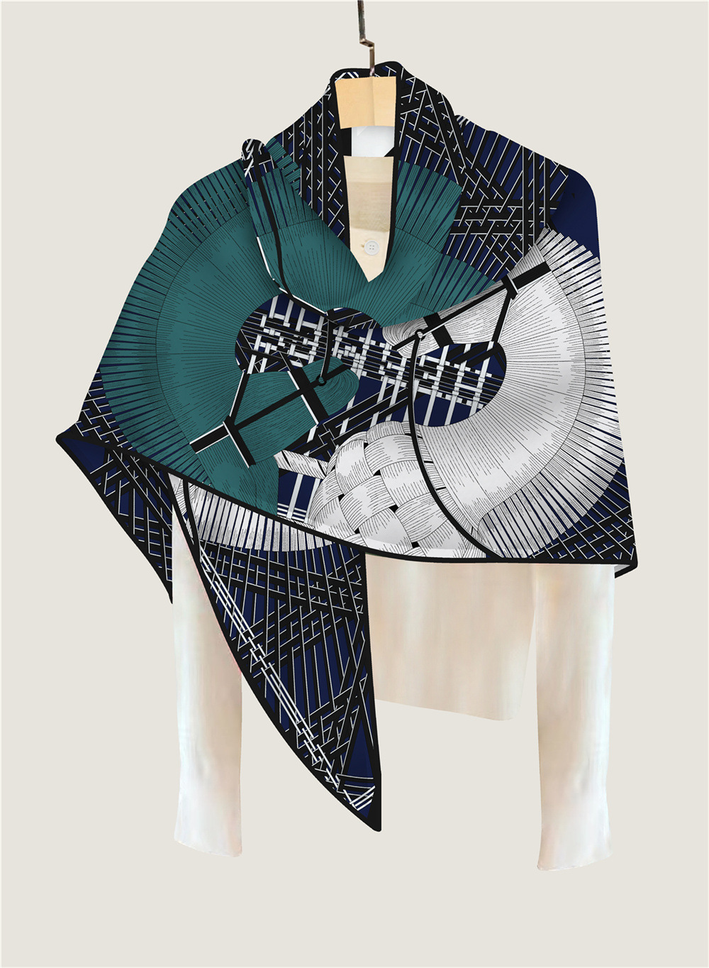 삼각형 숄 겨울용 따뜻한 스카프 수제 롤링 숄 스카프  - Winter Clothing Accessories 리뷰 및 가격